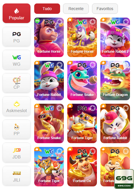 Experiência de Jogos 69g.com